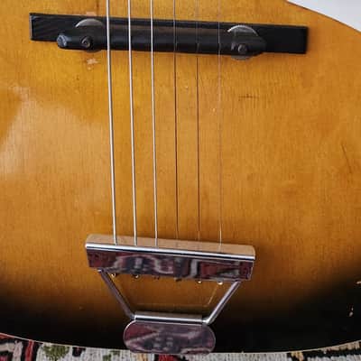 RARE! 1959 Harmony H-46 Stratotone Tobacco Burst USA image 12