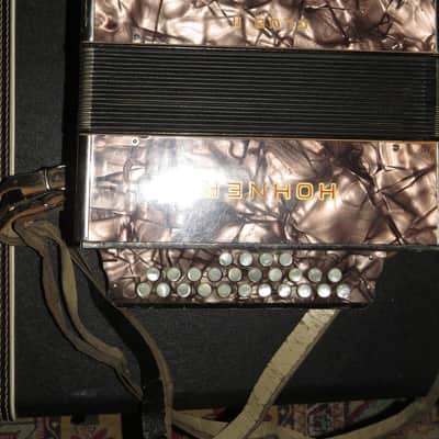 Hohner Club II Vintage Two Row C/F Diatonic Button Accordion image 3