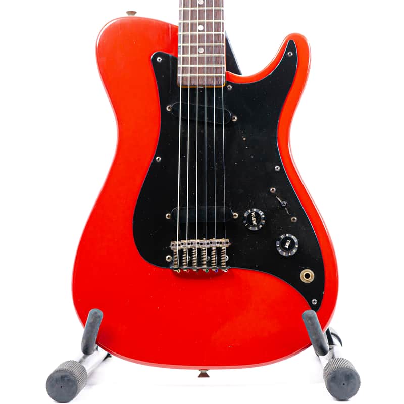 1981 Fender Bullet S-1 Standard Red w/ Integrated Pickguard/Bridge, Designed by John Page, OHSC image 1