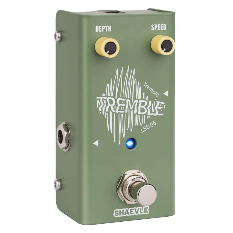 SHAEVLE Tremolo Effect Pedal for Guitar – All-Analog Circuit, True Bypass, Volume-Compensated Depth Control, Compact Stompbox TREMBLE (Tremolo) image 1