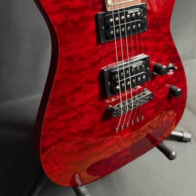 ESP LTD MH-200QM NT Electric Guitar See-Thru Black Cherry (768) image 5