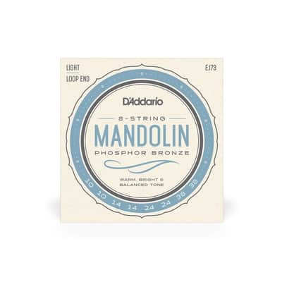 D'Addario 10-38 Light Phosphor Bronze 8 String Mandolin Strings - EJ73 image 3