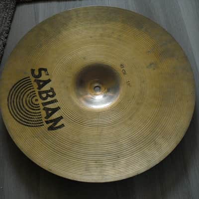 16" Sabian AA (pre-AA) Thin Crash Cymbal 945g brilliant image 5