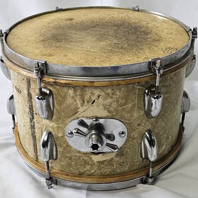 Slingerland Radio King Tom 12x8 w/Rogers Swivomatic Mount 1940s-1950s - White Marine Pearl image 3