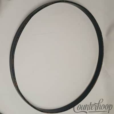 *Ludwig & Ludwig 26" Bass Drum Hoop/Rim Vintage 20s 1Ply Maple Gold Sparkle/Blue image 1