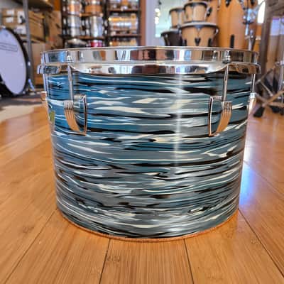 Drum Kits - 1970's Ludwig Classic Maple 14x24 8x12 9x13 14x16 (Concert Tom) Drum Kit (Bowling Ball Blue Oyster) image 17