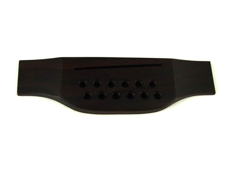12-String Acoustic Bridge, Rosewood, 1mm Oversized image 1