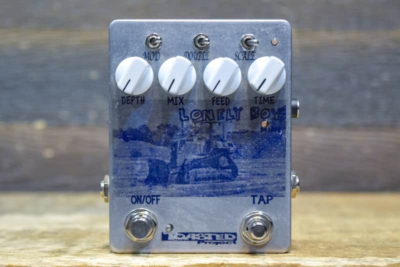 Toasted Project Lonely Boy Mini Tap Delay Handmade by PIC Delay Effect Pedal image 1