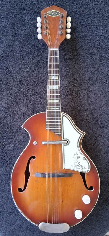 ~Vintage 1950's Airline Electric Mandolin Florentine Kay Harmony~USA image 1