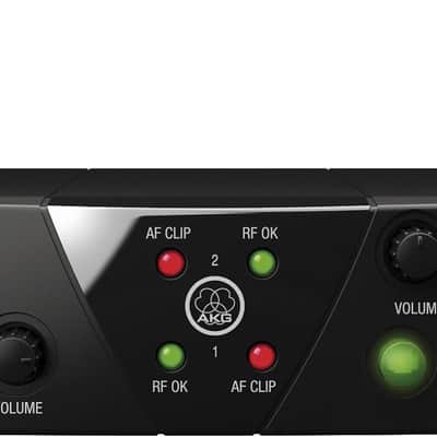 AKG Pro Audio, 2 Wireless Microphones and Transmitters, Black (3352X00050) image 2
