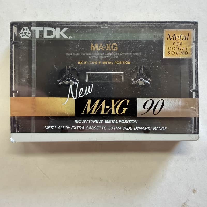Sealed Type IV (Metal Position) Blank Cassette TDK MA-XG 90 image 1