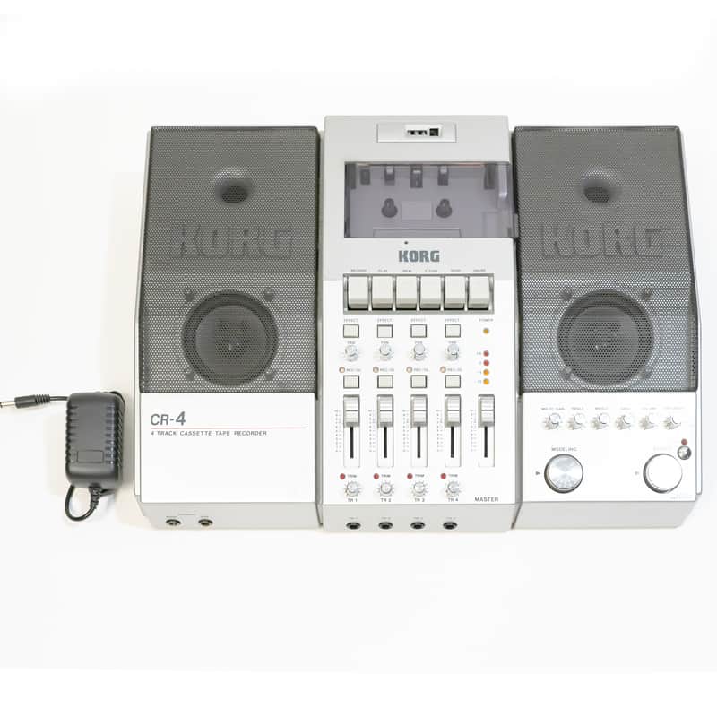 Korg CR-4 4 Track Cassette Multitracker Recorder with Power Supply image 1
