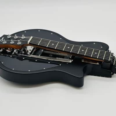 Ciari Travel Guitars Ascender Trio 2026 HSS Jet Black Lefty with Free Backpack! image 5