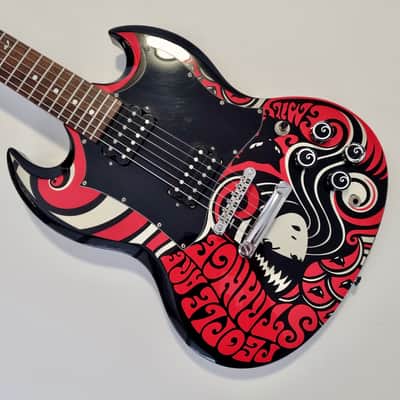 Epiphone Emily the Strange G-310 2005 Ebony with Emily the Strange Graphic image 9