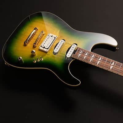 Kz Guitar Works SS-1 Deluxe - Green Burst image 11