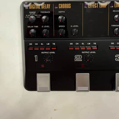 Aria APE-3 Bass Chorus Delay Limiter Rare Guitar Multi Effects Pedal MIJ Japan image 2