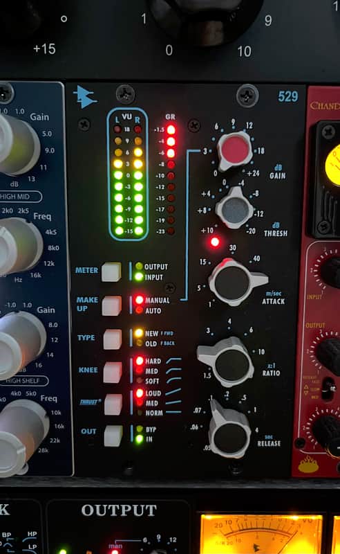 API 529 500 Series Stereo Compressor Module image 1