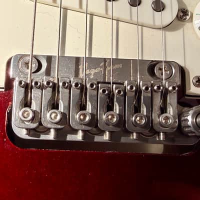 2016 Fender American Standard Stratocaster - Bordeaux Metallic (w/ Suhr V63+ and Vegatrem) image 4