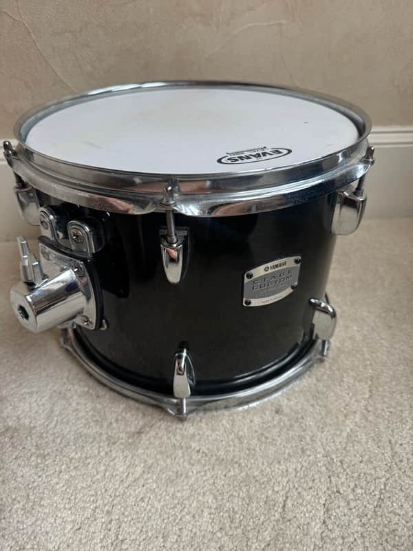 Yamaha Stage Custom 12” Birch Mounted Tom Drum - Bkack image 1