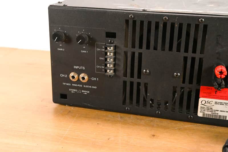 QSC USA 1300 2-Channel Power Amplifier CG01XYX | Reverb
