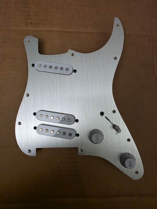 Squier Contemporary Stratocaster Loaded Pickguard Aluminum image 1