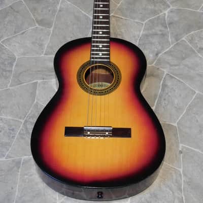 rare vintage Clarissa by Polverini Bros parlor Blues GUITAR chitarra Italy 1960s image 1