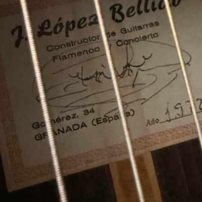 Jose Lopez Bellido Classical guitar 1972 - Brazilian Rosewood image 20