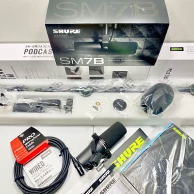 Shure SM7B Microphone/SRH-440A/SH-BROADCAST1 New Combo!