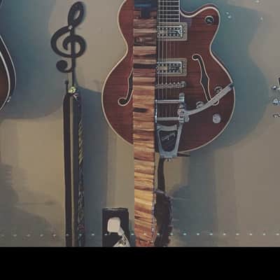 Gretsch G6659TFM Players Edition Broadkaster Jr. with Flame Maple Top 2019 - Present - Bourbon Stain image 13