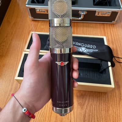 Vanguard Audio Labs V44S gen2 Large Diaphragm Multipattern Stereo Condenser Microphone 2021 - Present - Maroon image 3