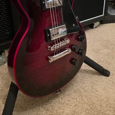 Epiphone Les Paul Custom Widow 2025 - Red Burst with hardware upgrades image 1