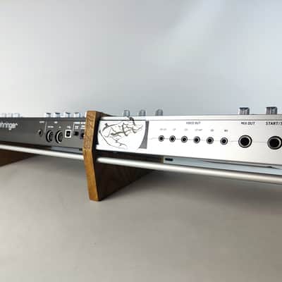 Behringer TD3 RD6 Real Oak Wood Stand Side panel Bass Line Synthesizer Wooden Stand image 5