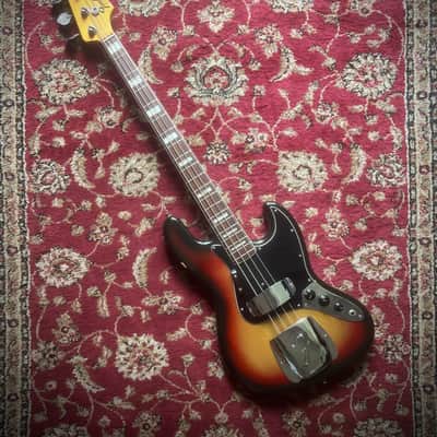 1974 Fender Jazz Bass Completely original with case and covers - light weight image 4