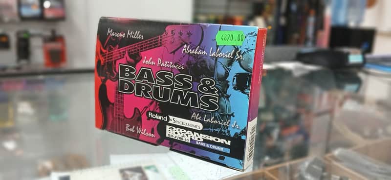 Roland SR-JV80-10 Bass and Drums Expansion Board 1990s - Green image 1
