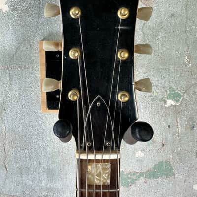 Ventura 335 Style Electric Guitar with Hardshell Case 1973-75 - Transparent Flamed Red image 6