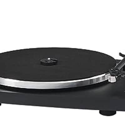 Crosley T150C-BK 2-Speed Bluetooth Turntable with Tone Arm and Speakers, Black image 1