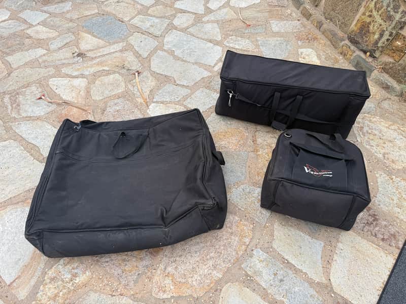 Roland td-10 20 30 50 Carrying Case Rack + Toms + Cymbals Accesory's Case Package