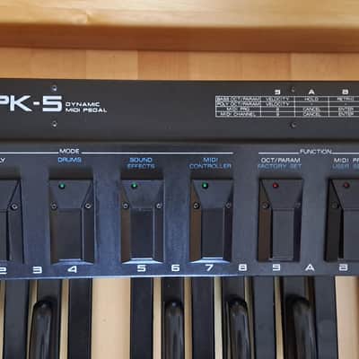 Roland PK-5 Dynamic MIDI Pedal Controller 1990 - 2005 - Black image 5