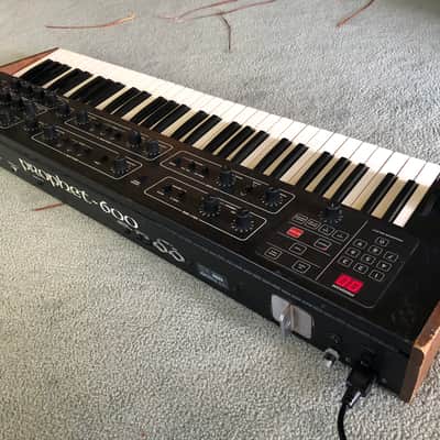 Sequential Prophet 600 61-Key 6-Voice Polyphonic Synthesizer 1982 - 1985 - Black with Wood Sides image 2