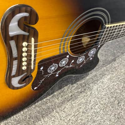 Epiphone EJ-200CE 2010s - Vintage Sunburst image 12