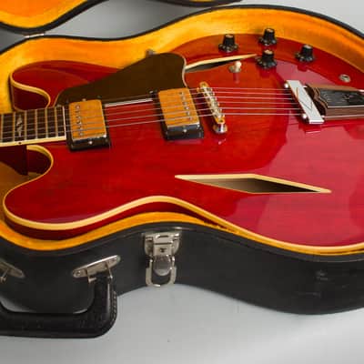 Gibson  Trini Lopez Standard Semi-Hollow Body Electric Guitar (1967), ser. #330204, original black hard shell case. image 12