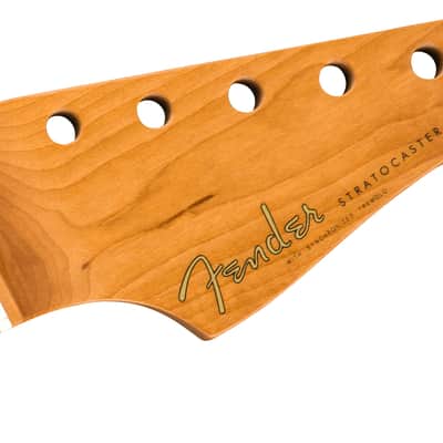Fender Roasted Maple Vintera Mod '60's Stratocaster Neck 21 Medium Jumbo Frets 9.5" "C" Shape image 3