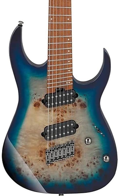 Ibanez RGMS7PB Multi Scale 7 String Electric Guitar - Cosmic Blue Starburst image 1