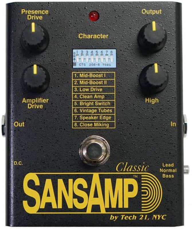 初期型　Tech 21 SansAmp ギターエフェクター　classic表記前 Tech 21 SansAmp Classic | Reverb