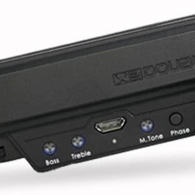 Double XO Soundhole Dual Magnetic Coil and Microphone Acoustic Guitar Pickup image 2
