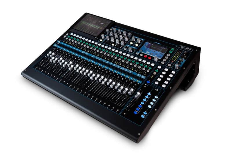 Allen and Heath QU-24 30 in / 24 out 24 Channel Digital Mixer with Remote Wireless Control image 1