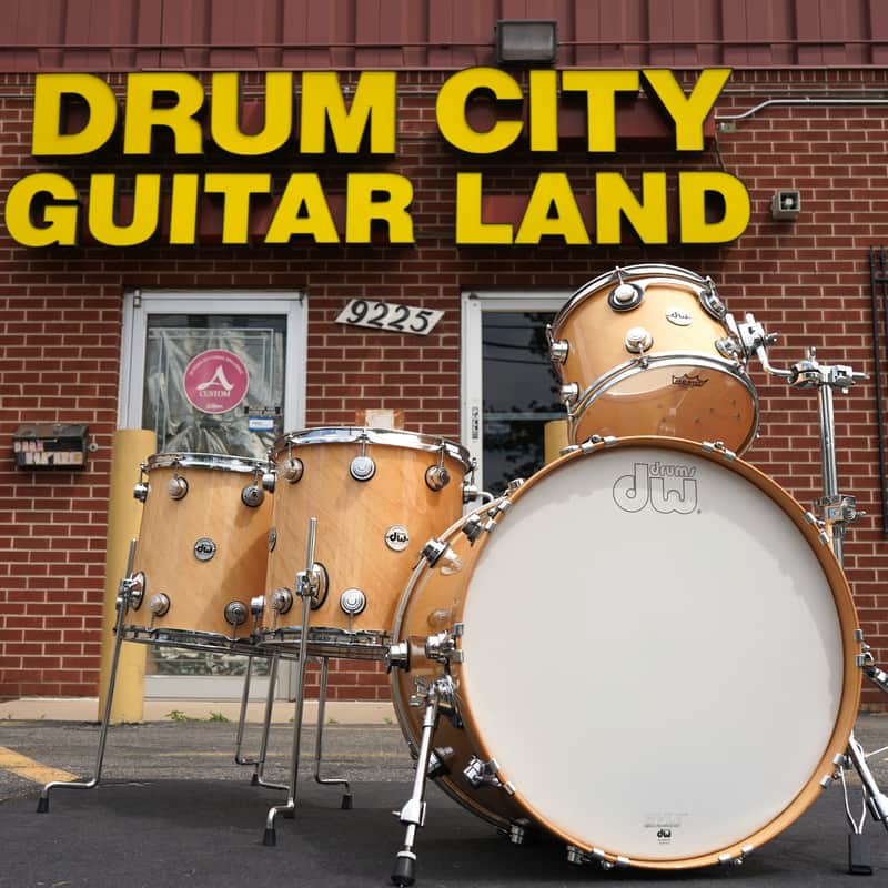 DW USA Collectors Series 4pc Pure SSC Maple Shell Pack w/ Rings - Natural Lacquer Custom $6.500.00 If New! image 1