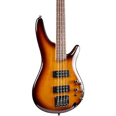 Ibanez SR370EF 4-String Fretless Electric Bass - Brown Burst image 3