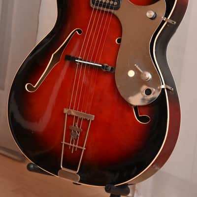 Hopf Archtop – 1960s German Vintage Archtop Jazz Guitar image 2