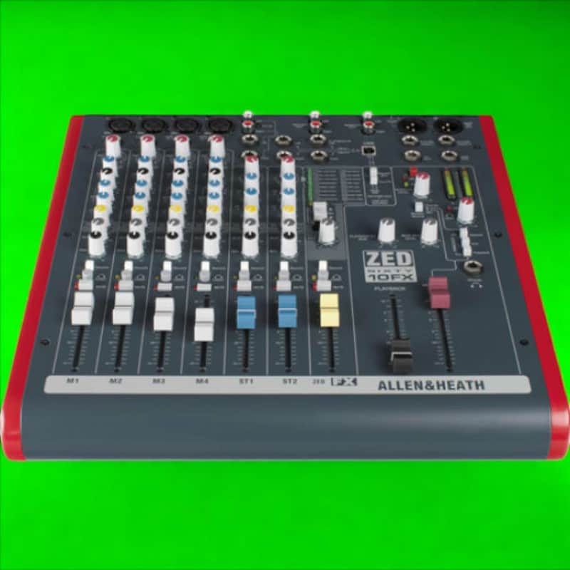 Allen & Heath ZED60-10FX - 6 Channel Mixer with Digital Effects and USB Connectivity image 1